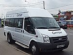 Бесплатный автобус Genser в пункт аренды автомобилей АрендаАвто-тбл на Новорязанском шоссе